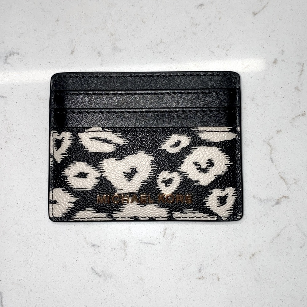 NWOT Michael Kors Jet Set Travel LG Card Holder Leather